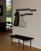 metal wall hanger with hooks