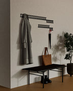 metal wall hanger with hooks