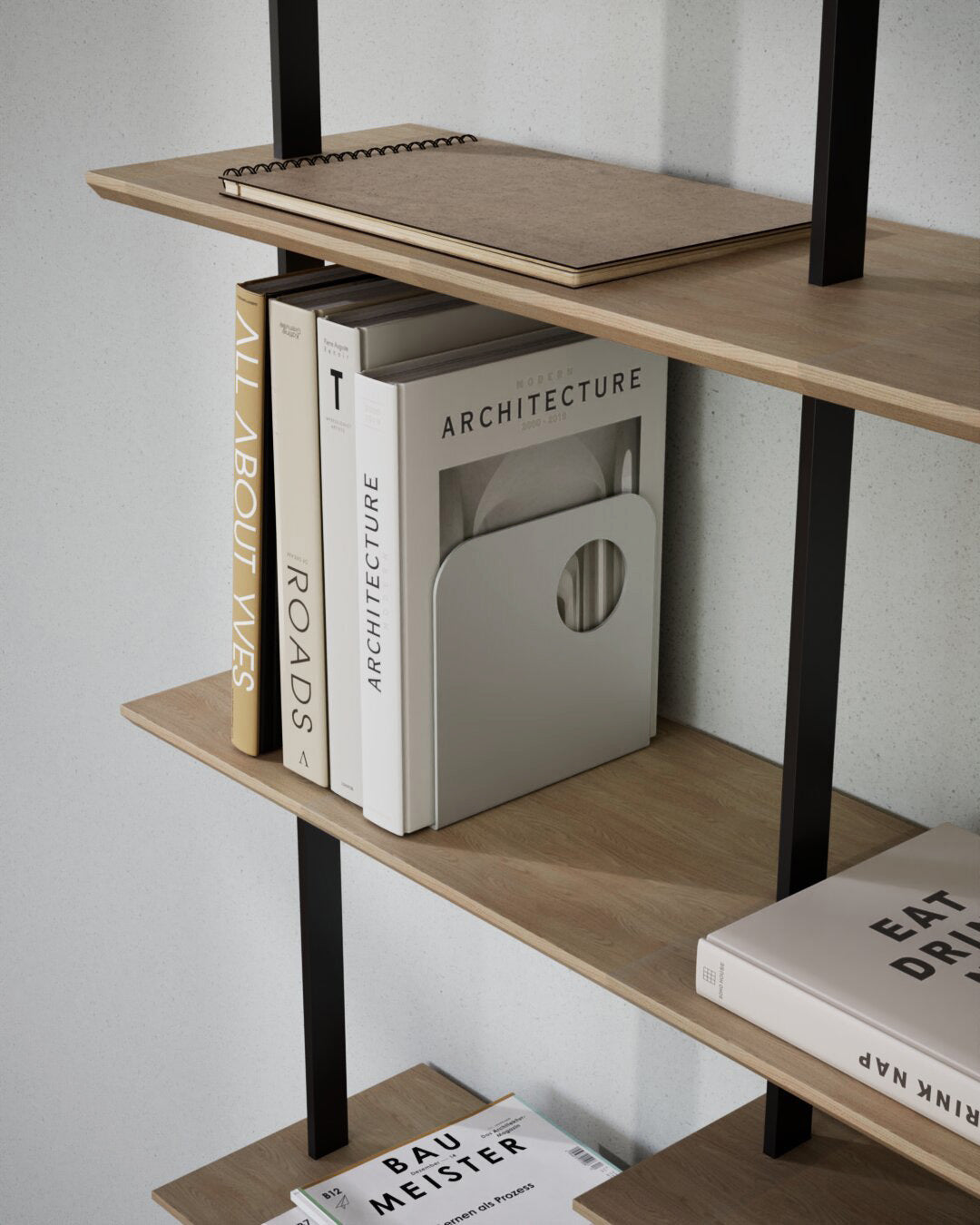 Bookend 1520 | Metal Bookend Set of 2 | L Shape – Zero Studio